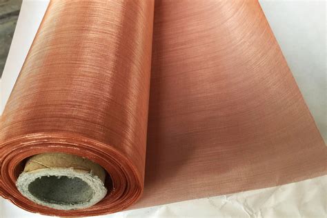 Ultra Fine Copper Mesh Fabric Copper Wire Mesh for 